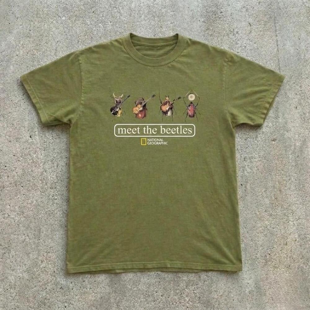 National Geographic Green Beetle T Shirt 1